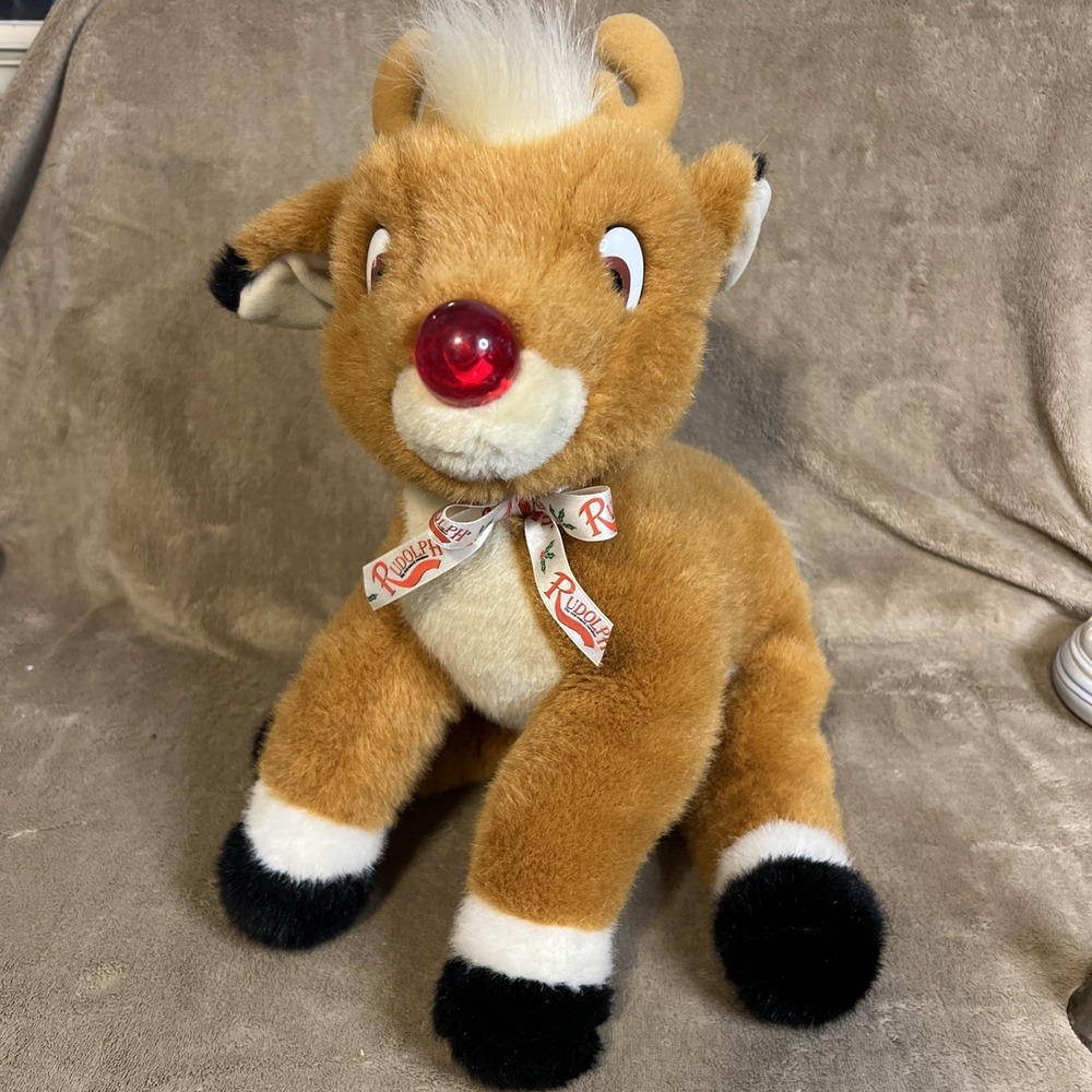 1999 Prestige Toy Rudolph the Red Nosed Reindeer 15" Plush